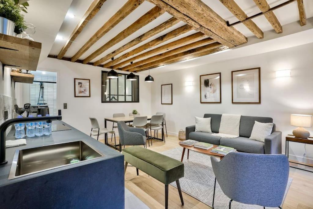 Magnifique Appartement Pour 6 - Montorgueil パリ エクステリア 写真